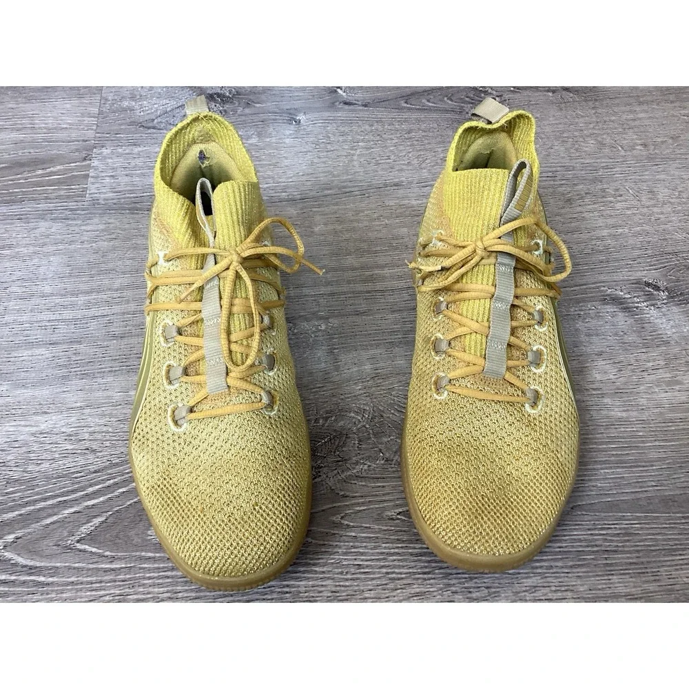 Puma Clyde Court Mens 11 Title Run Golden Sneaker Yellow Disrupt Basketball